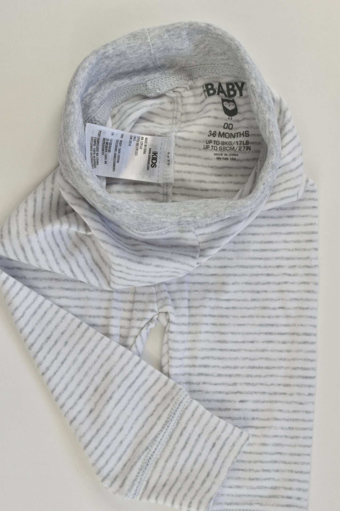NEW Cotton On Baby Size 00 (3-6 months) Striped Pants