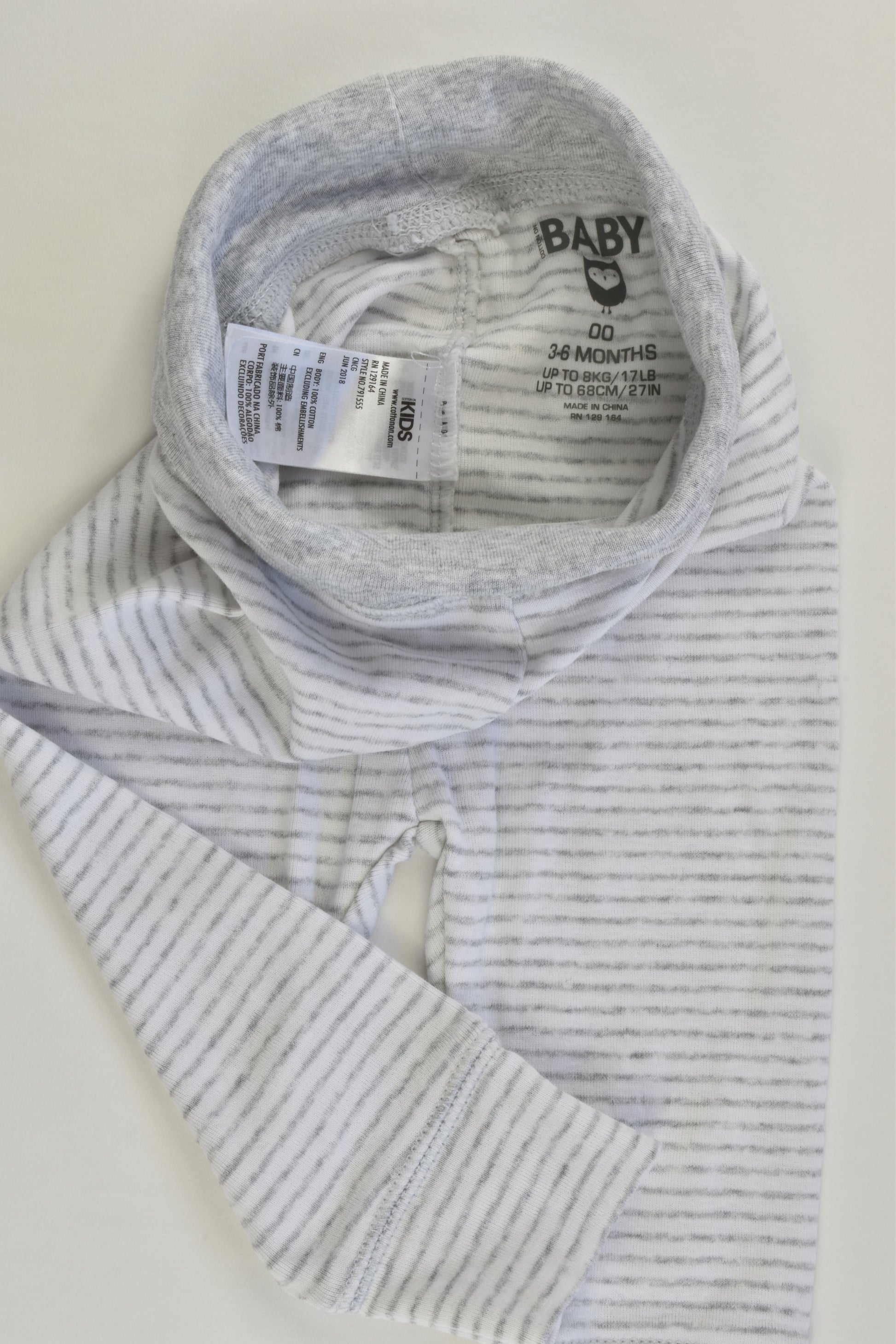 NEW Cotton On Baby Size 00 (3-6 months) Striped Pants