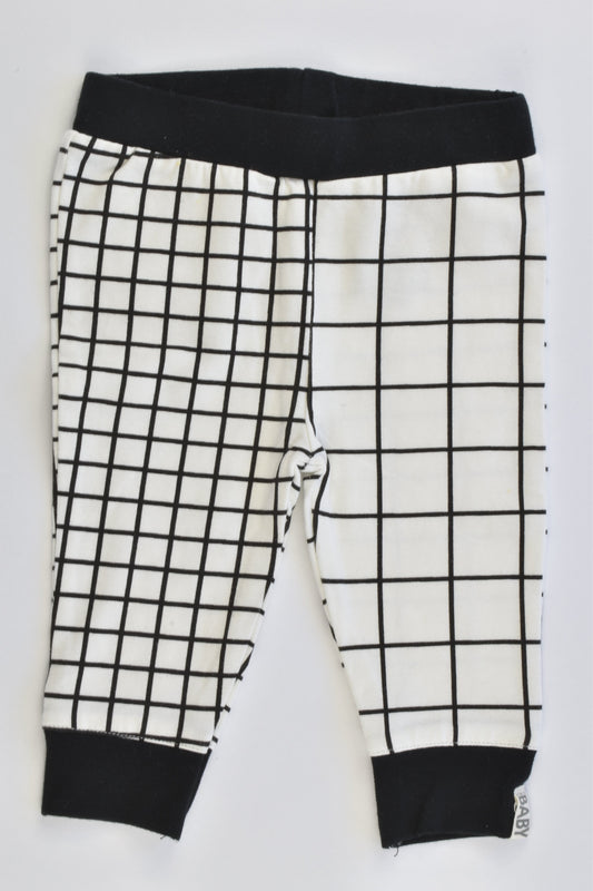 NEW Cotton On Baby Size 000 Checked Owl Pants