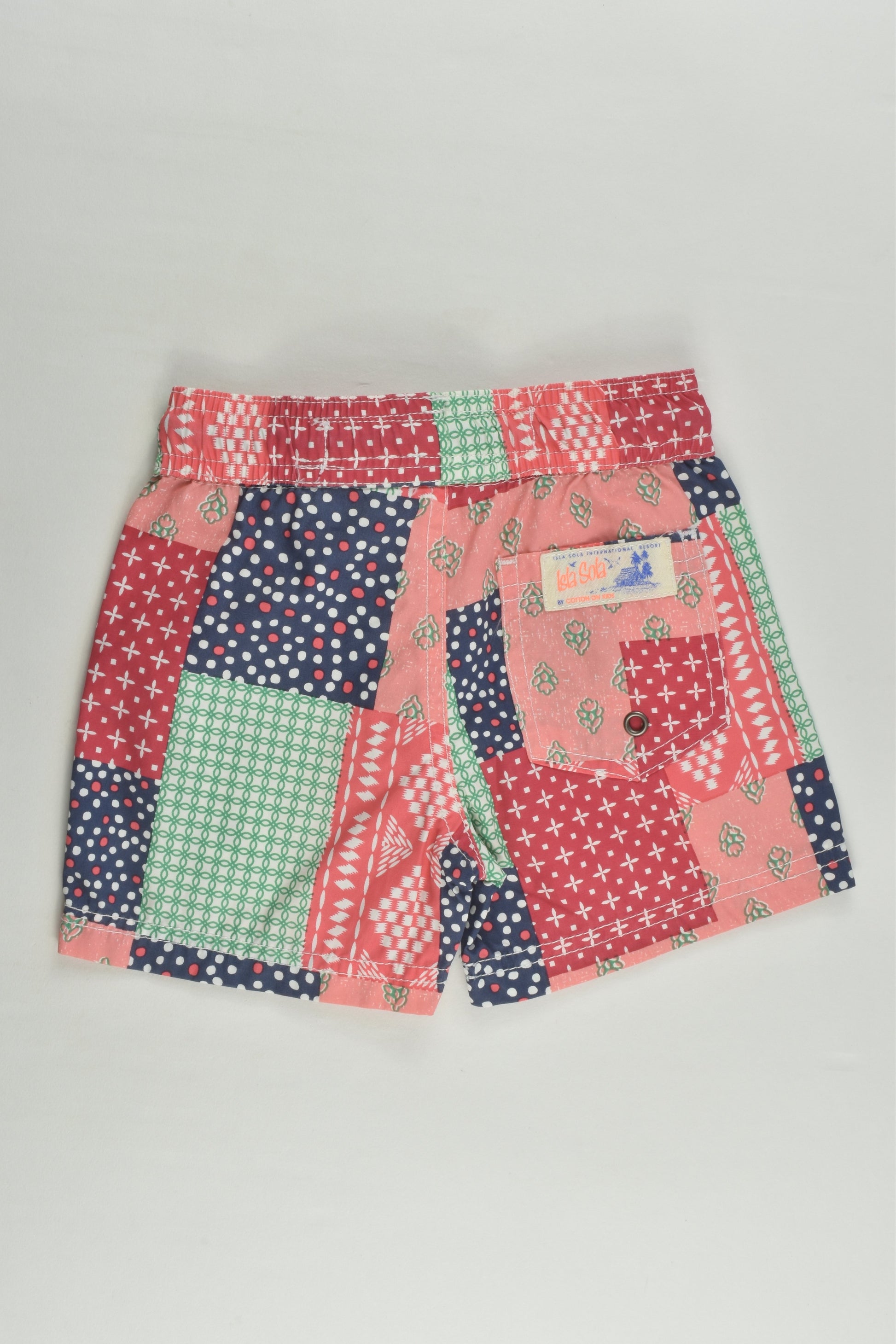 NEW Cotton On Kids Size 1 Colourful 'Isla Sola' Board Shorts