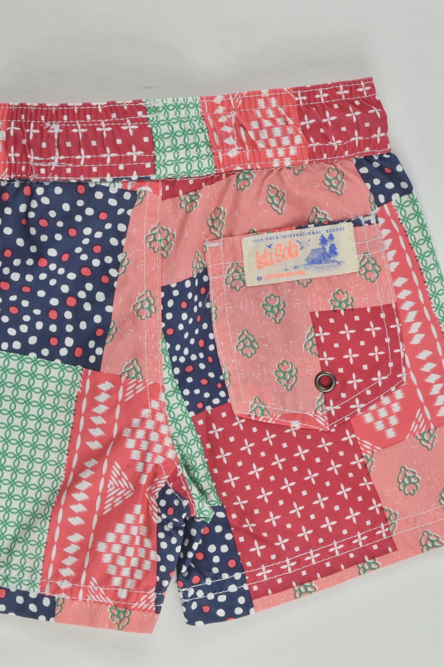 NEW Cotton On Kids Size 1 Colourful 'Isla Sola' Board Shorts