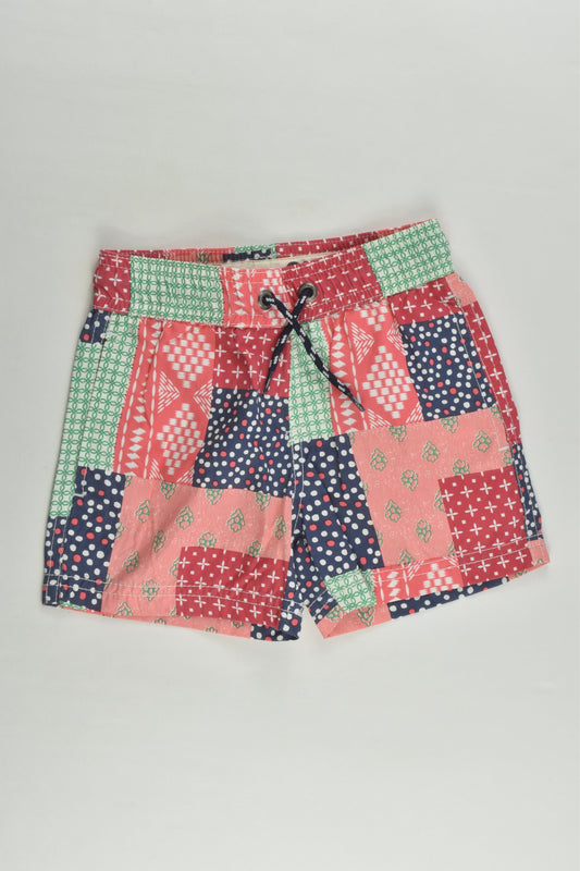 NEW Cotton On Kids Size 1 Colourful 'Isla Sola' Board Shorts