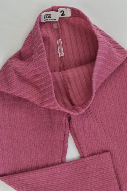 NEW Cotton On Kids Size 2 Ribbed Leggings
