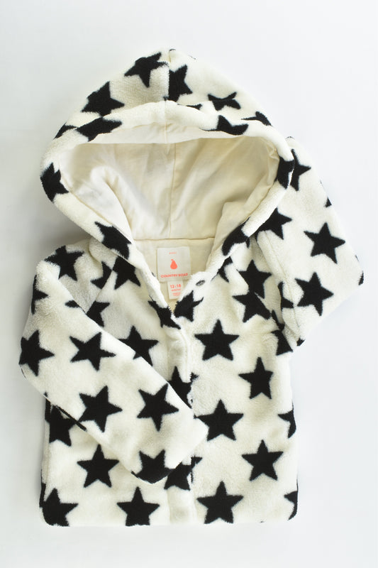 NEW Country Road Size 12-18 months (1) Stars Lined Hooded Fleece Jumper