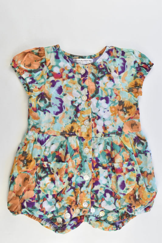 NEW Daisy & Moose Australia Size 12-18 months Lined Playsuit