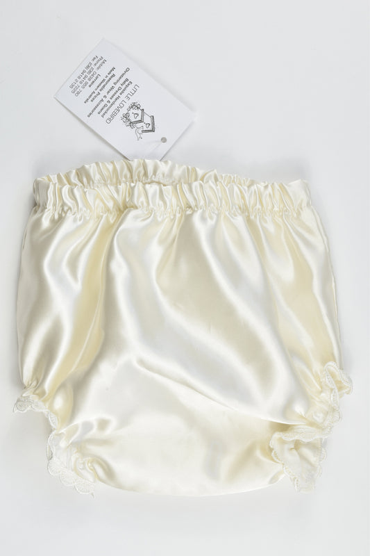 NEW Delicate Elegance Size approx 1-2 Satin Bloomers