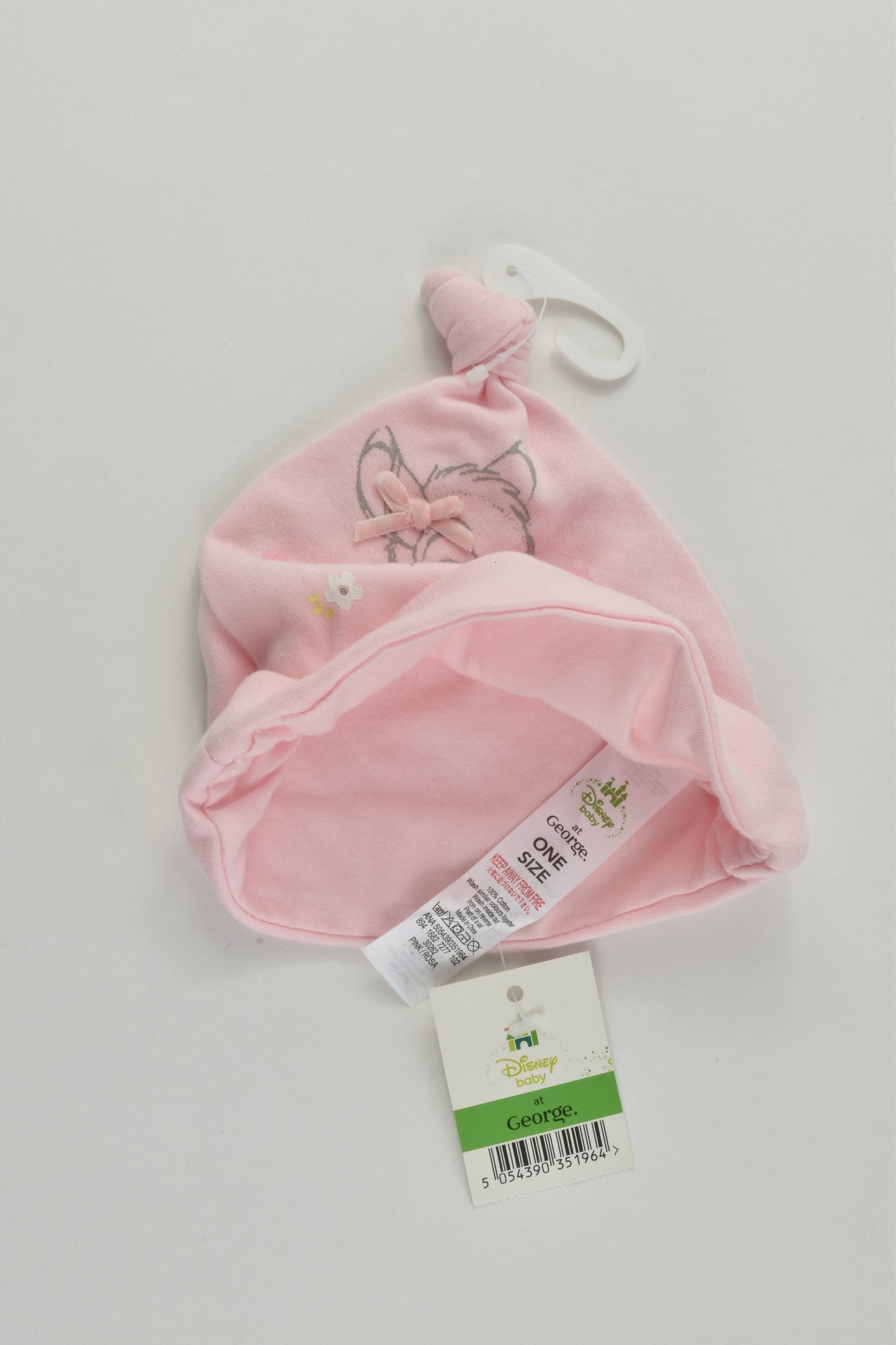 NEW Disney Baby at George Size approx 000 'Bambi So Cute And Very Small' Beanie