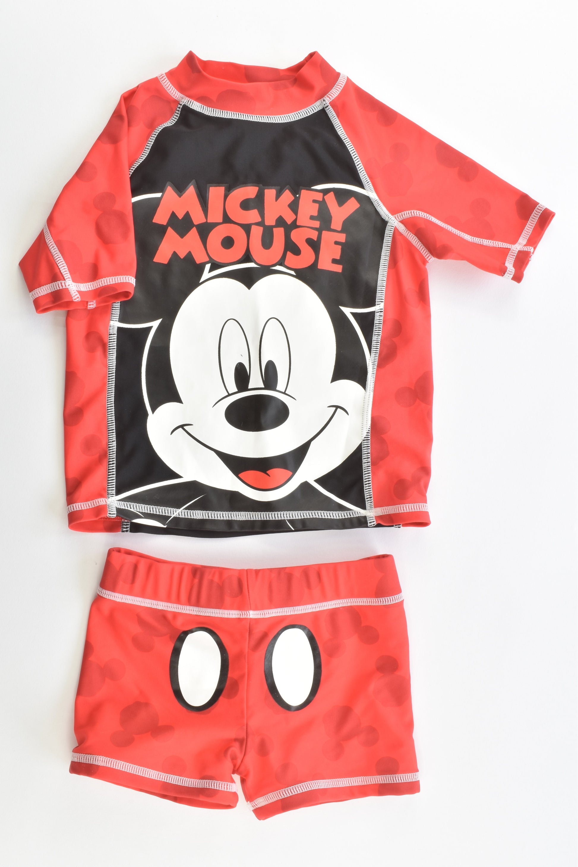 NEW Disney Size 2 (92 cm) Mickey Mouse Rashie Set