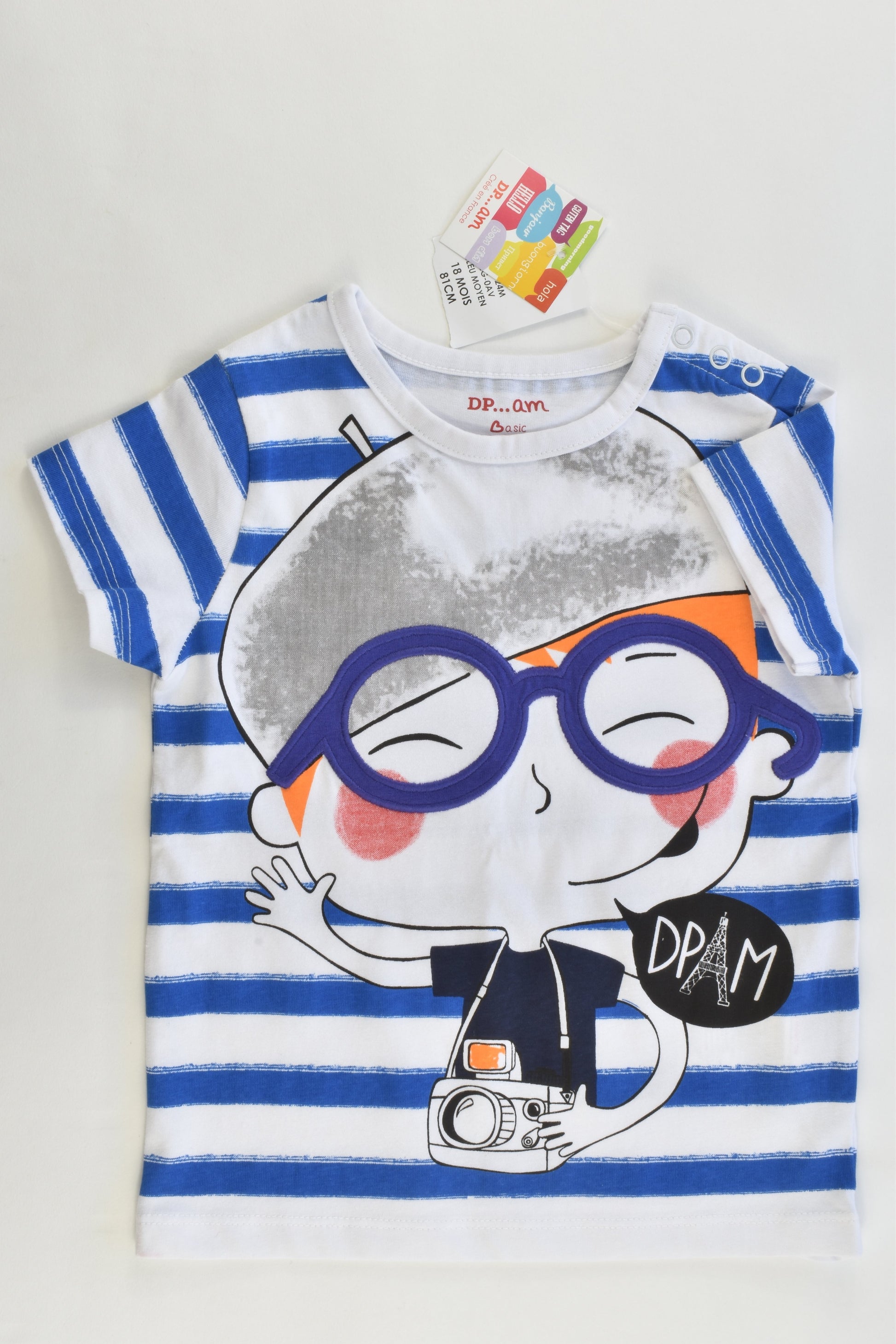 NEW Du Pareil au Même (France) Size 18 months (81 cm) T-shirt