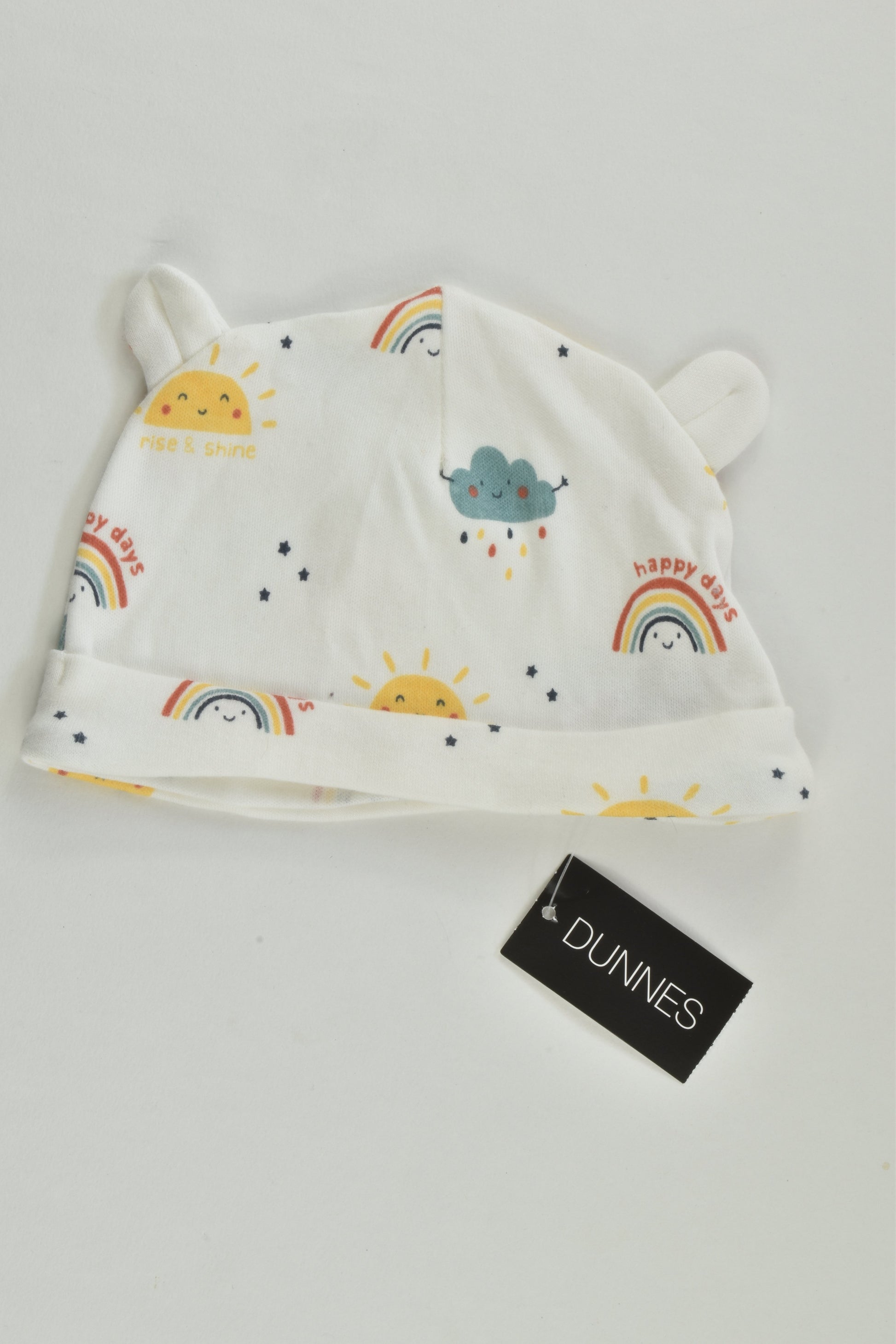 NEW Dunnes Size 000 (0-3 months) Rainbow Beanie