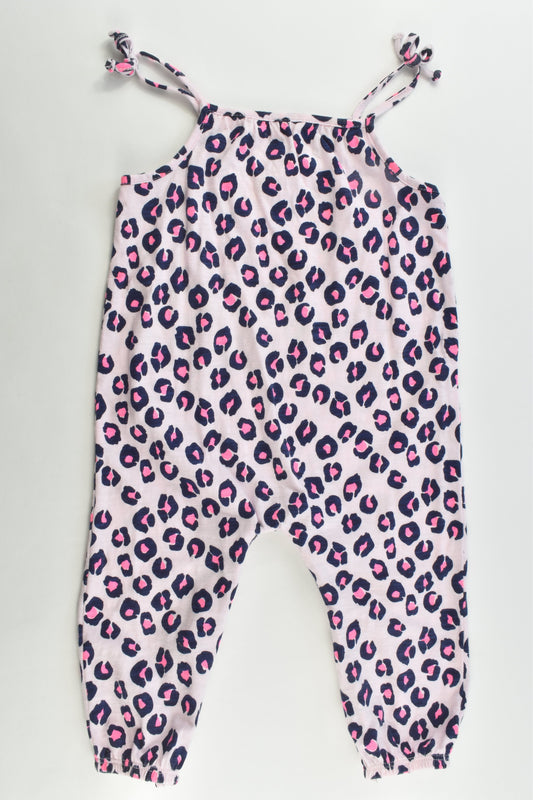 NEW Dymples Size 1 (18 months) Pink Leopard Playsuit