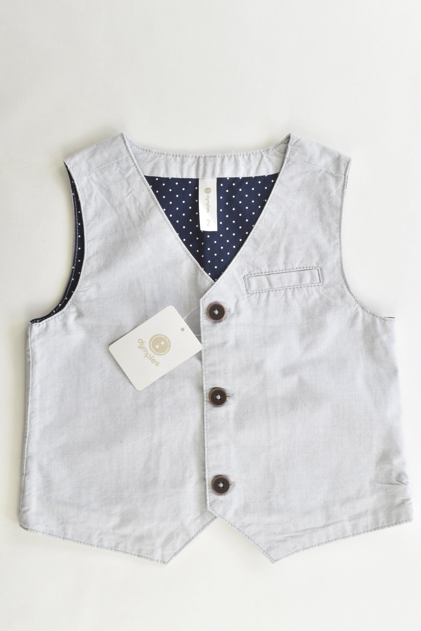 NEW Dymples Size 2 Vest and Pants