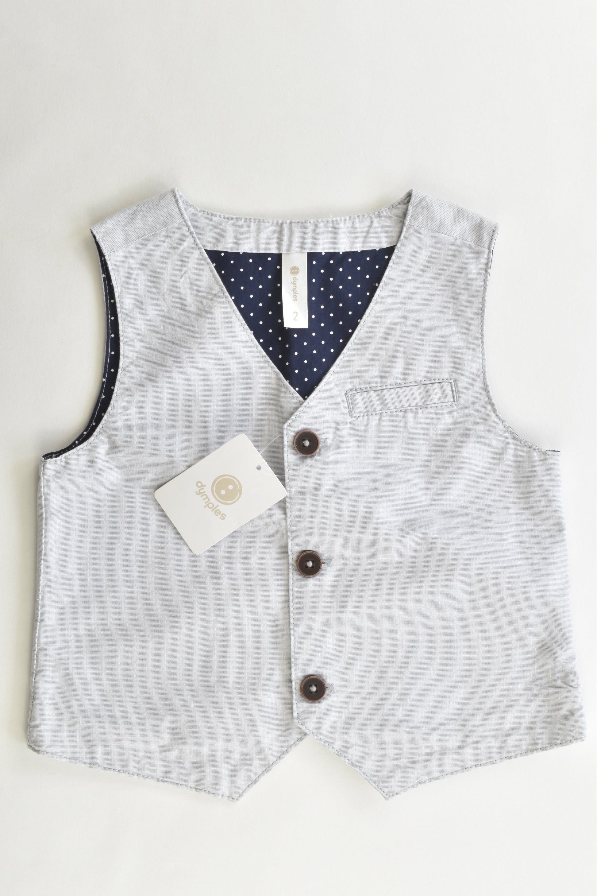 NEW Dymples Size 2 Vest and Pants