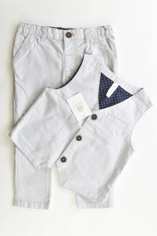 NEW Dymples Size 2 Vest and Pants