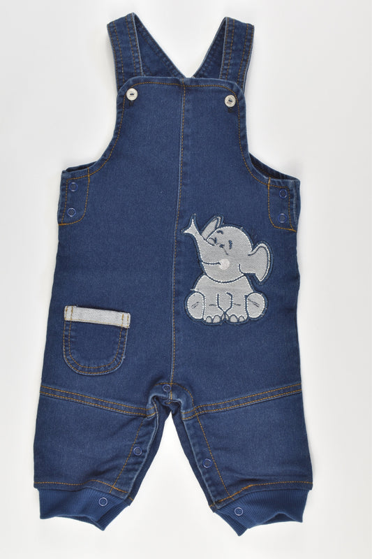 NEW Ergee Size 00 (4-6 months, 68 cm) Denim Overalls