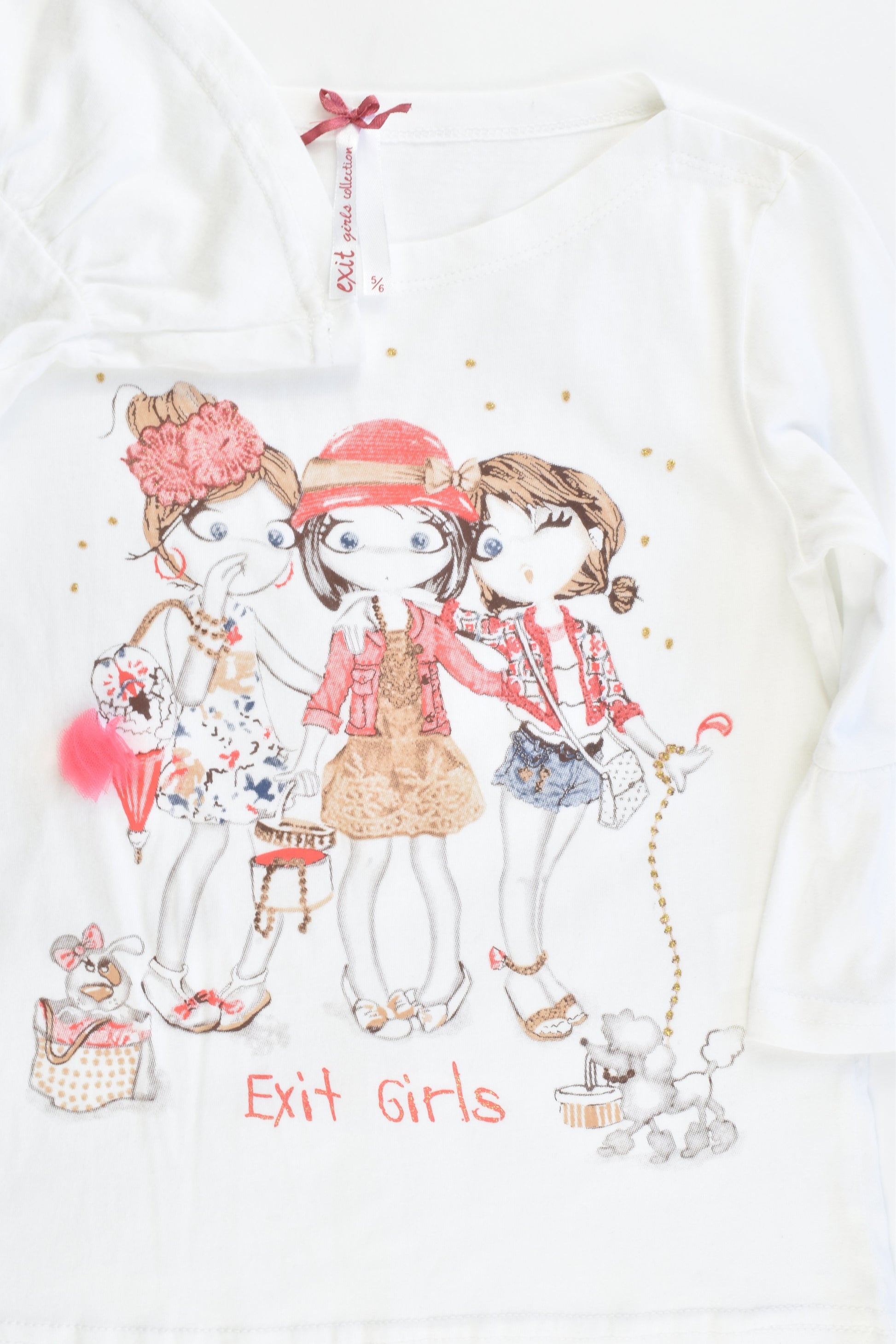 NEW Exit Girls Size 5/6 Top