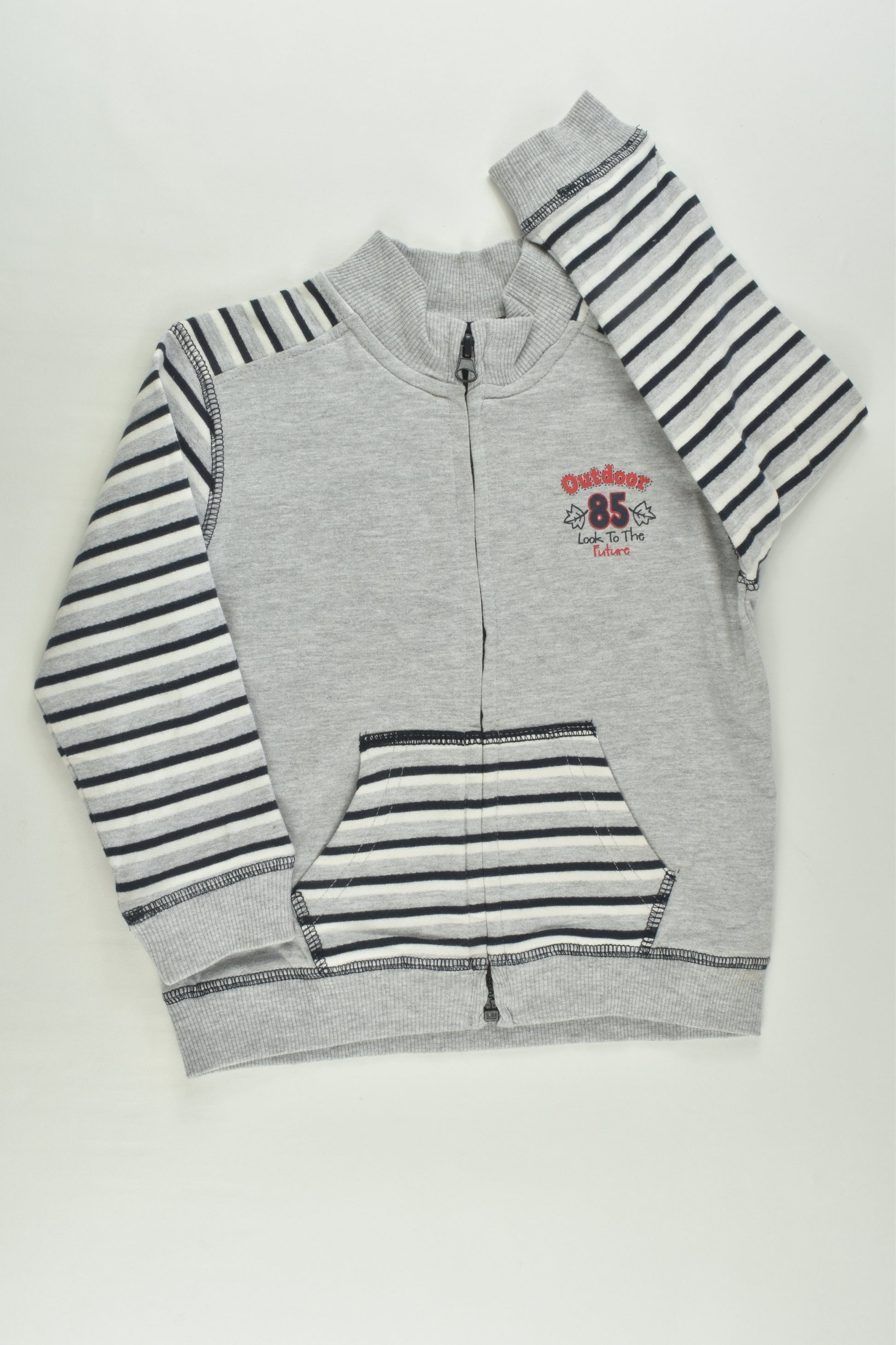 NEW Fagottino Size 2 (94 cm) 'Look To The Future' Zip Jumper