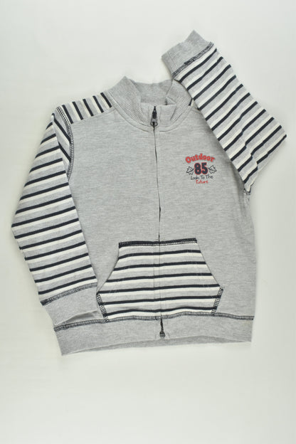 NEW Fagottino Size 2 (94 cm) 'Look To The Future' Zip Jumper