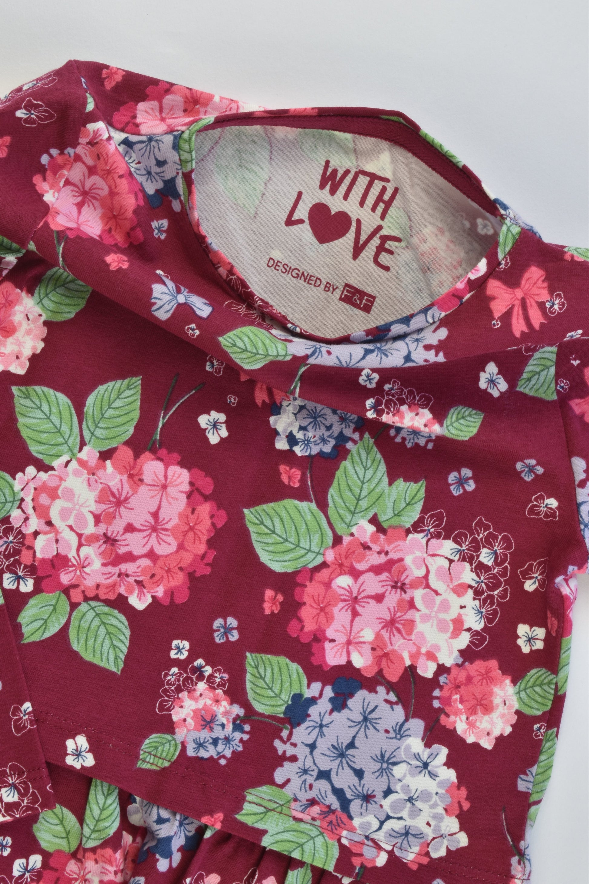 NEW F&F Size 2 (18-24 months, 92 cm) Floral Dress