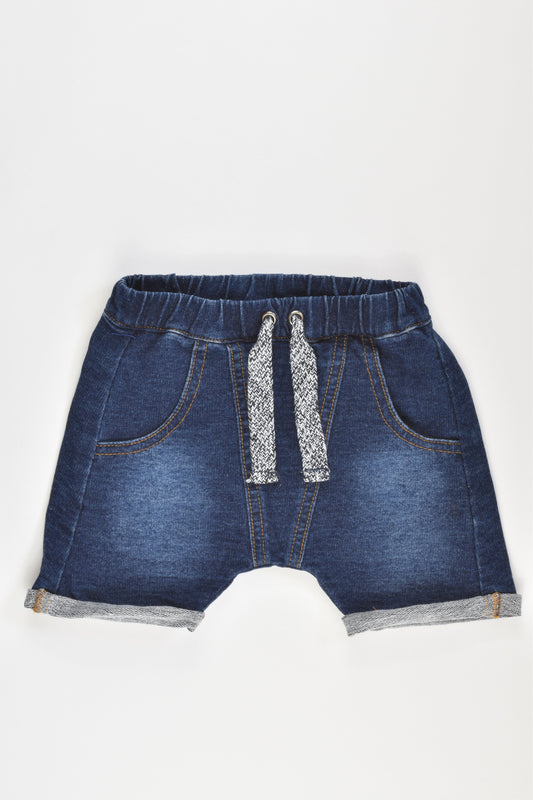 NEW Fox & Finch Baby Size 0 Soft Denim Shorts