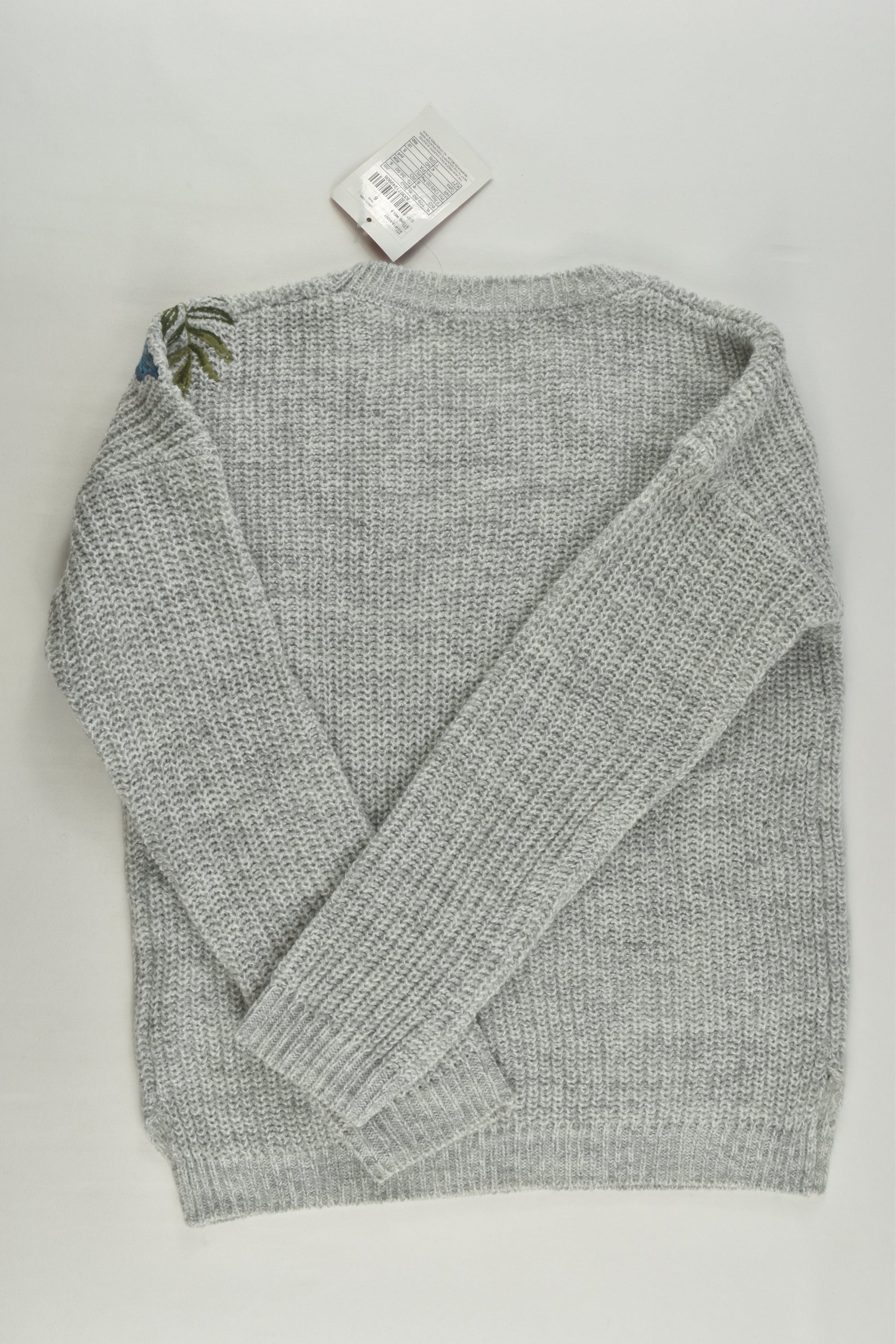 NEW Fox Size 6 (108-116 cm) Flowers and Butterfly Knit Jumper