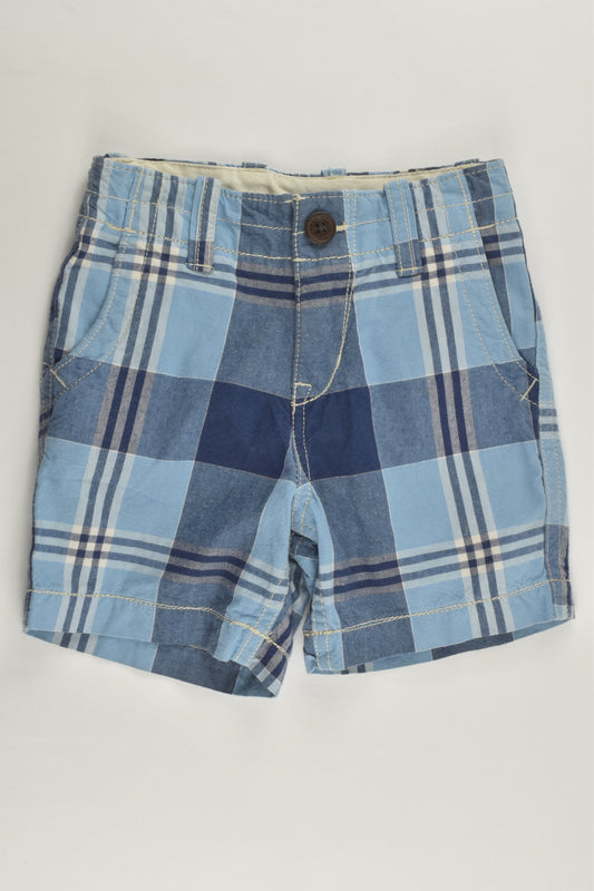 NEW Gap Size 1 (12-18 months) Checked Shorts