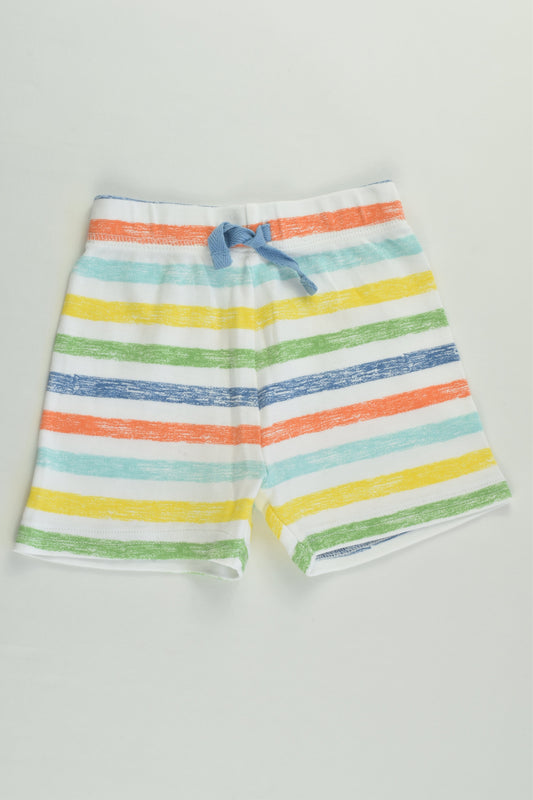 NEW George Size 00 (3-6 months) Colorful Stripes Shorts