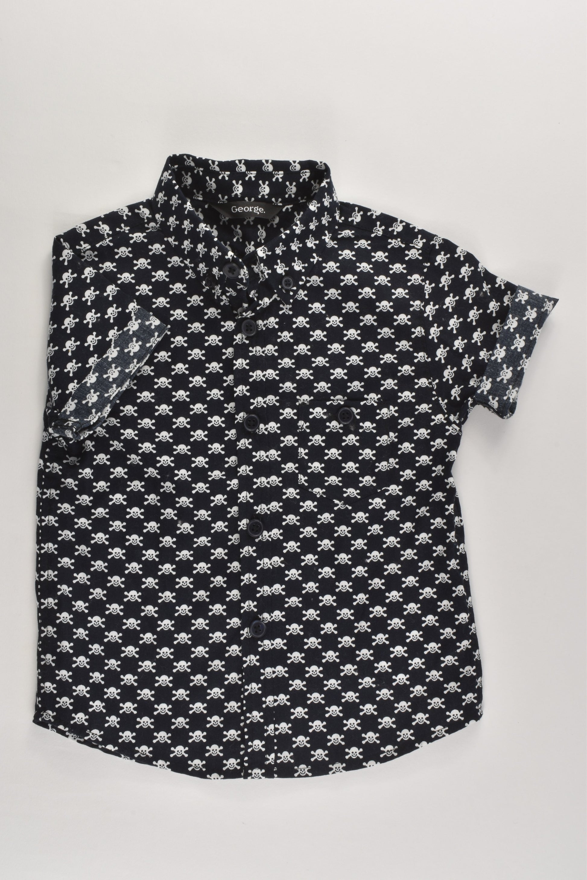 NEW George Size 2 (86-92 cm) Skulls Shirt
