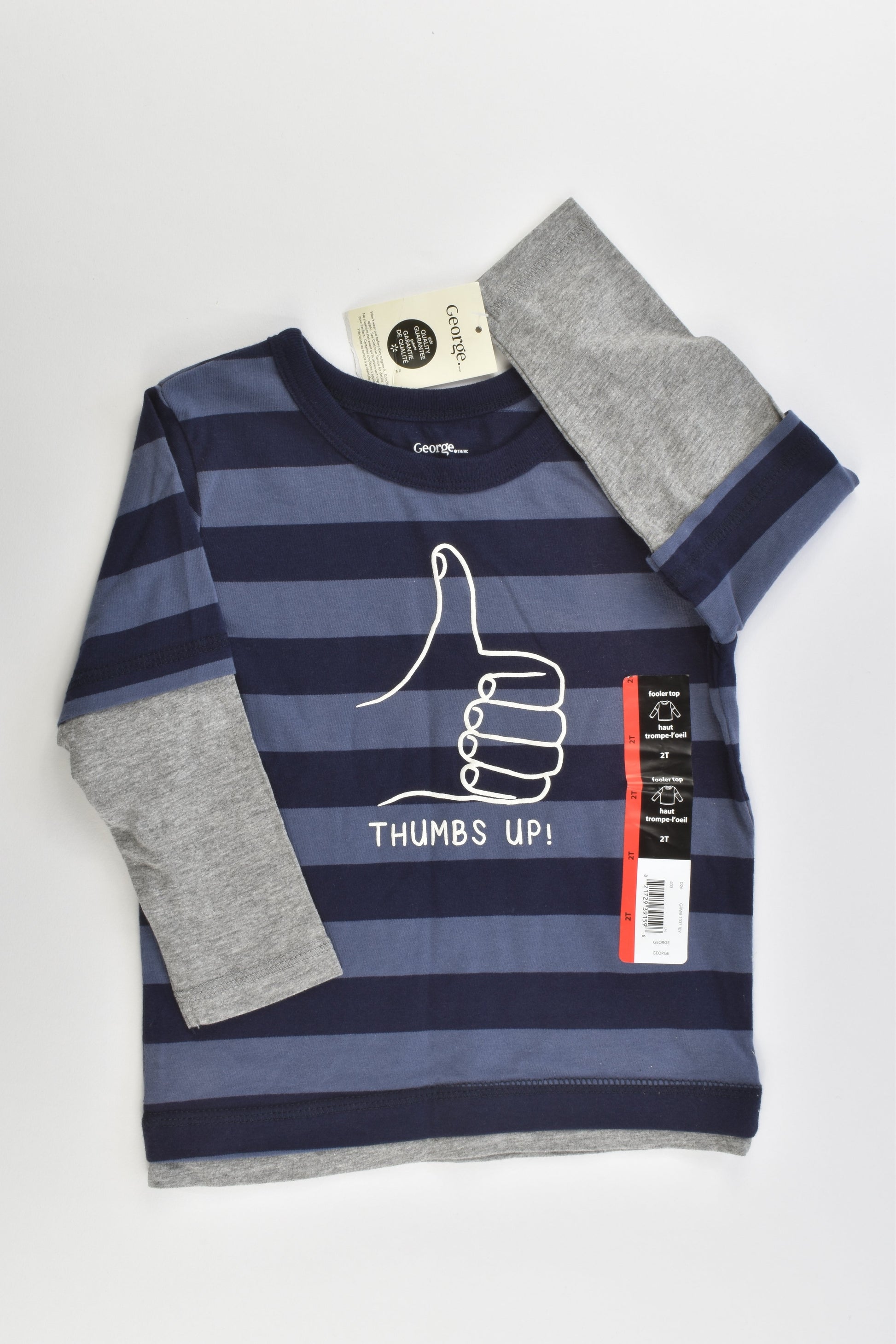 NEW George Size 2 'Thumbs Up!' Top