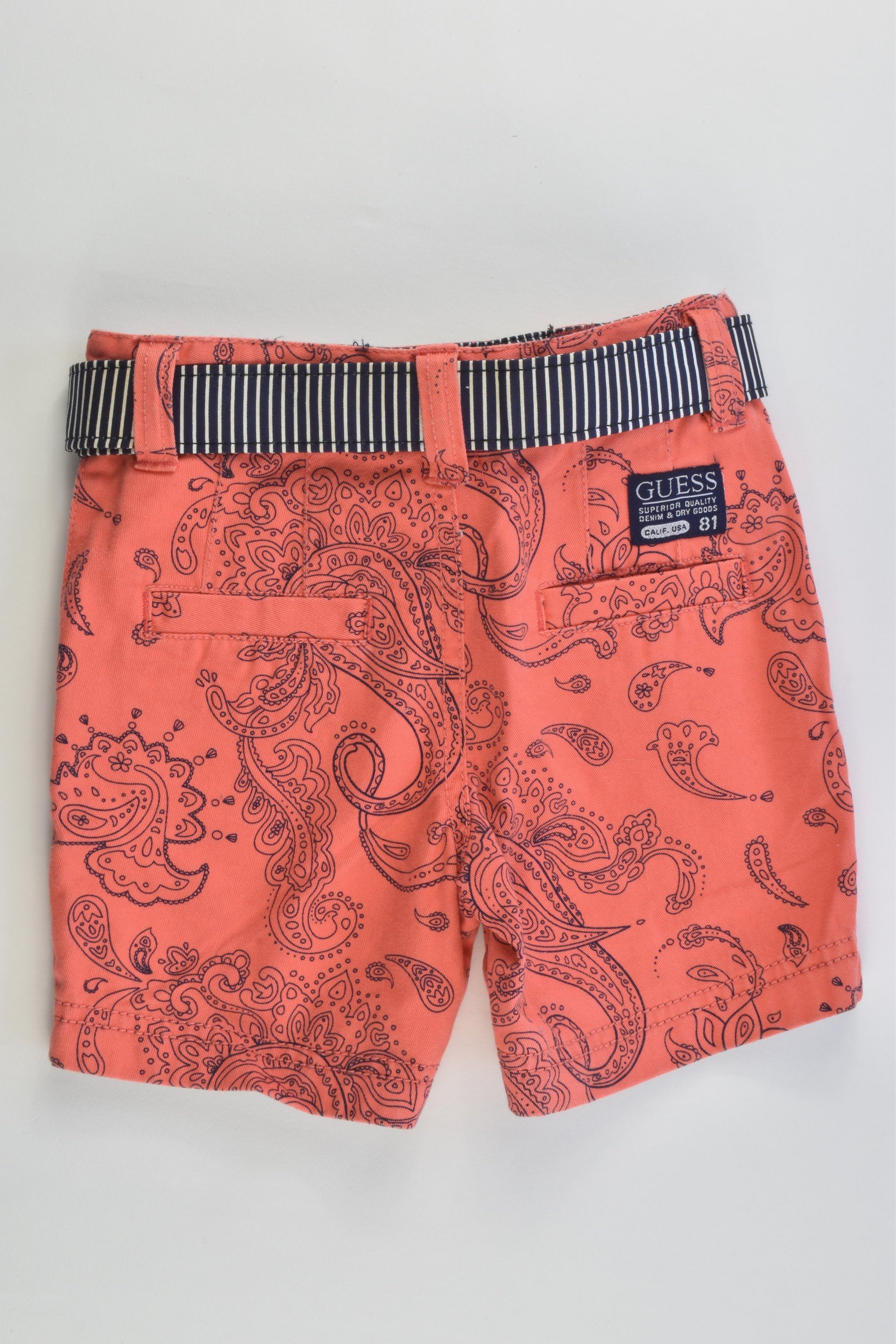 NEW Guess Size 2 Shorts with Belt