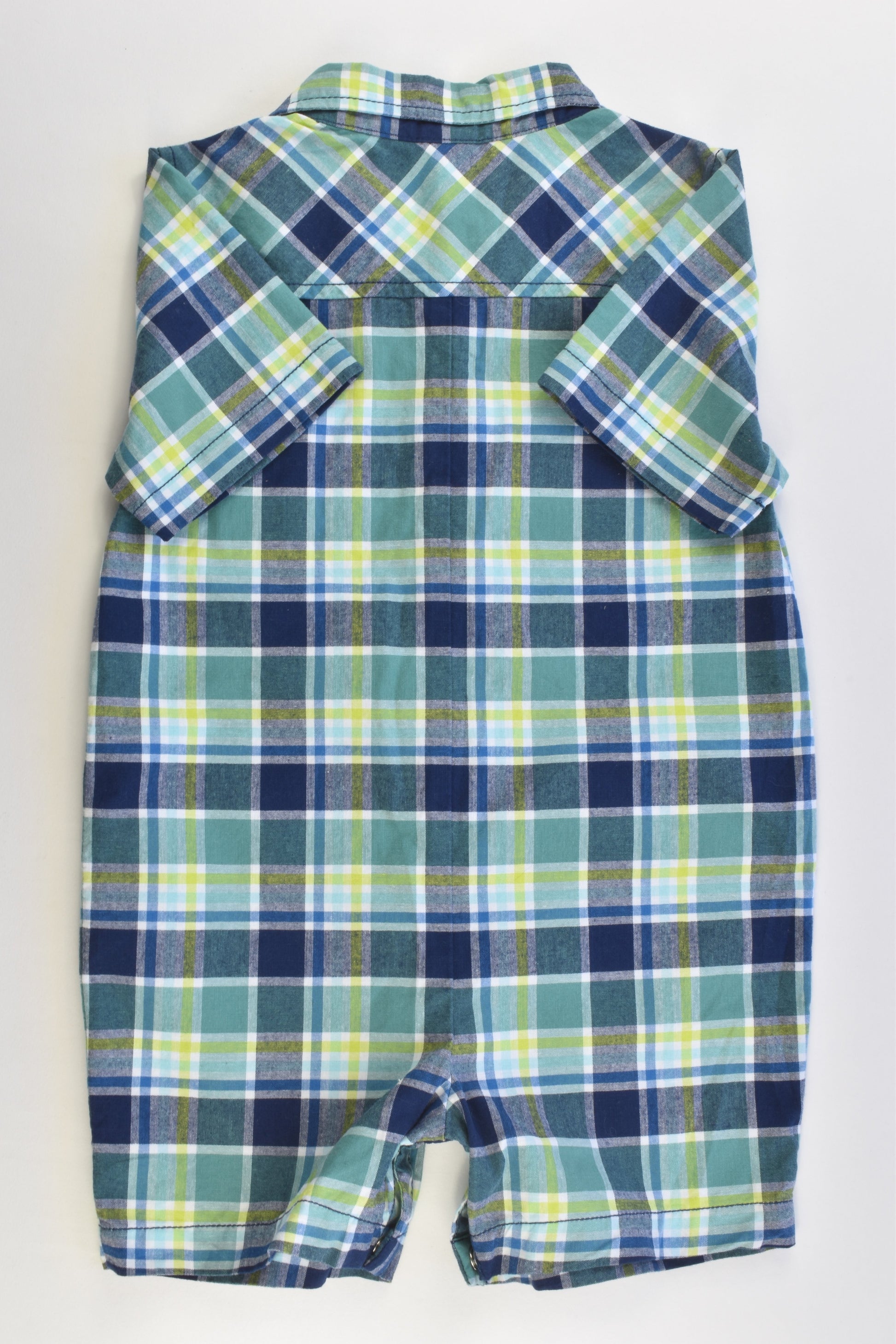 NEW Gymboree Size 2 (18-24 months) Checked Collared Romper