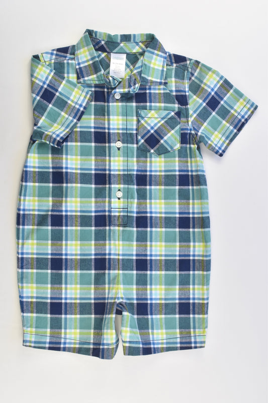 NEW Gymboree Size 2 (18-24 months) Checked Collared Romper