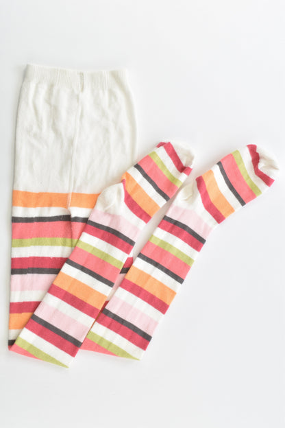 NEW Gymboree Size 5-7 Striped Footed Tights