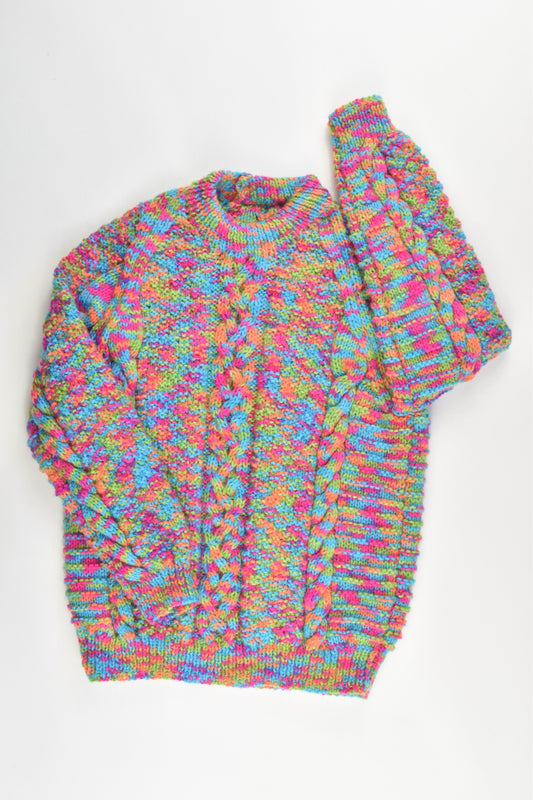 NEW Hand Knitted Size approx 4-6 Jumper
