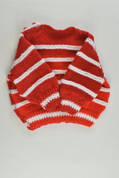 NEW Handmade Size approx 00 Butterfly Buttons Knitted Jumper