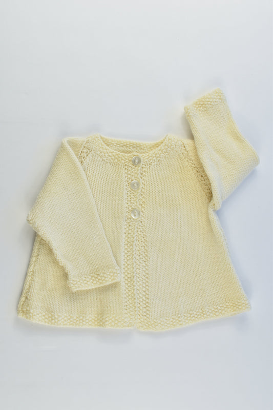 NEW Handmade Size approx 00 Knitted Cardigan