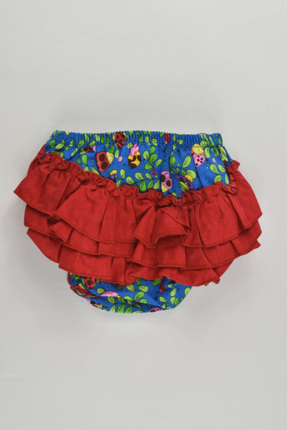 NEW Handmade Size approx 00 Ladybugs Bloomers with Ruffle at the back