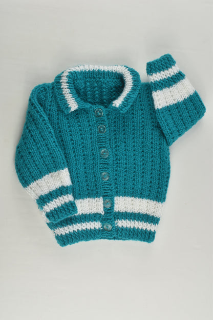 NEW Handmade Size approx 000 Knitted Cardigan