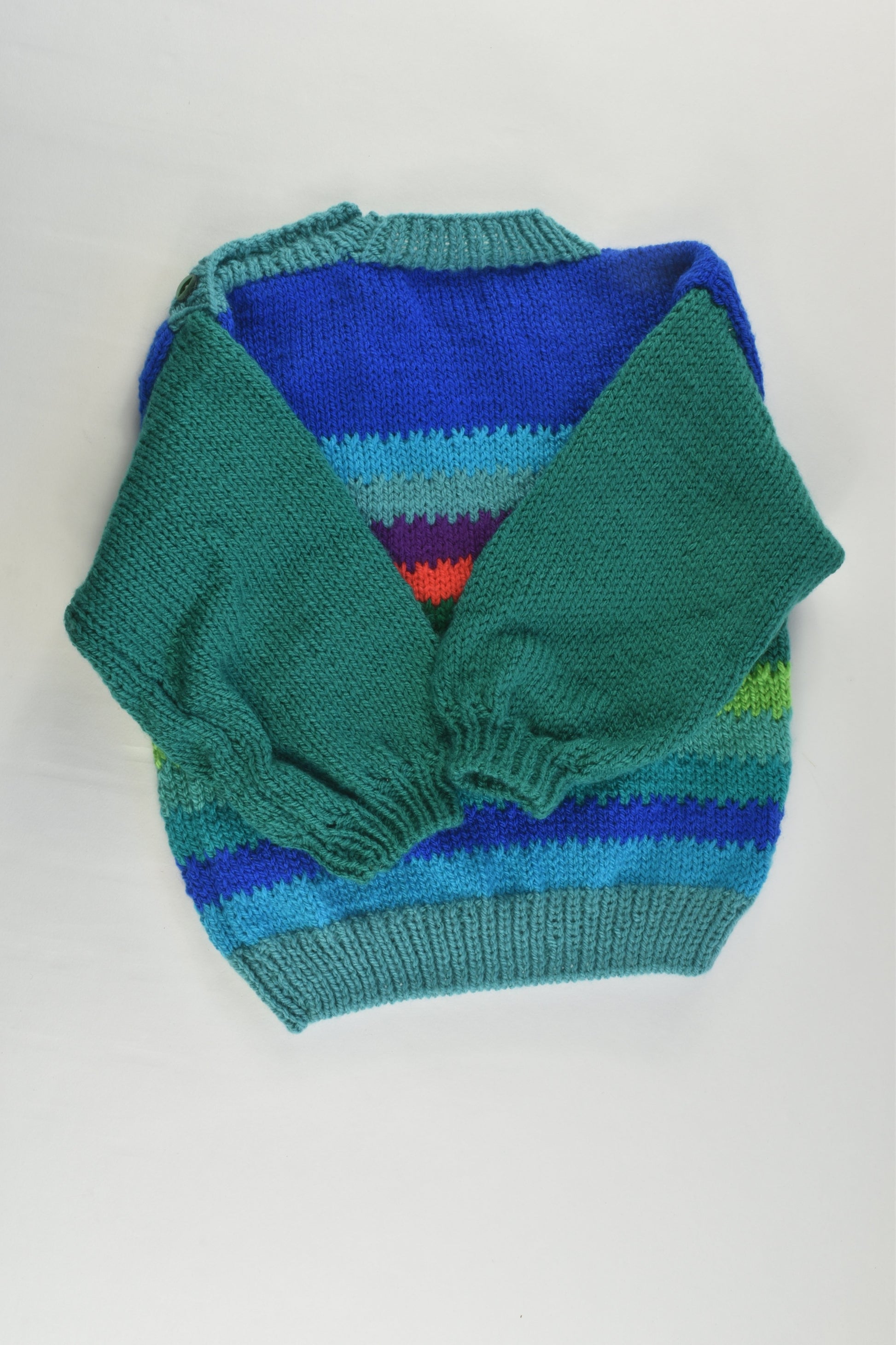 NEW Handmade Size approx 1 Knitted Jumper