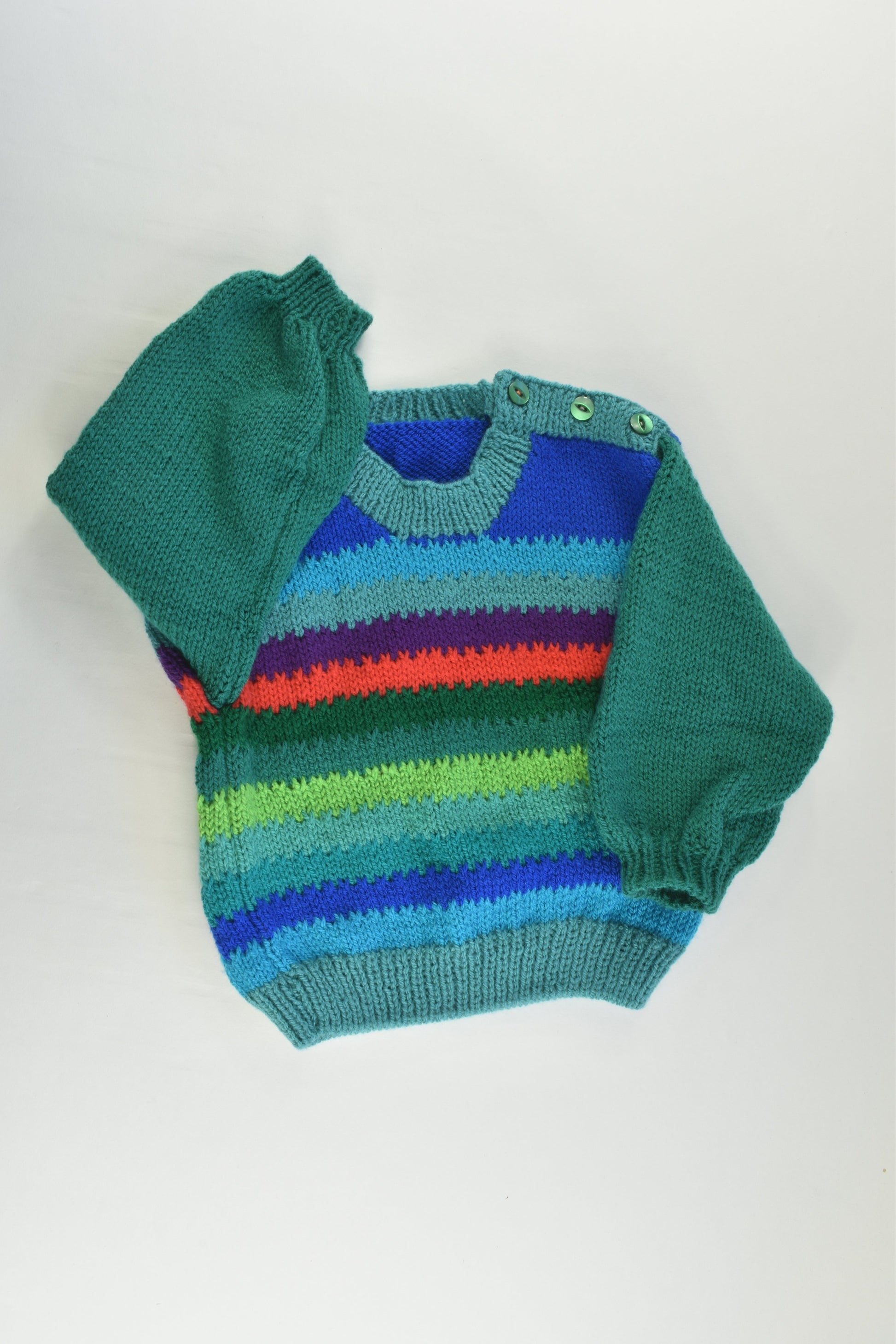 NEW Handmade Size approx 1 Knitted Jumper