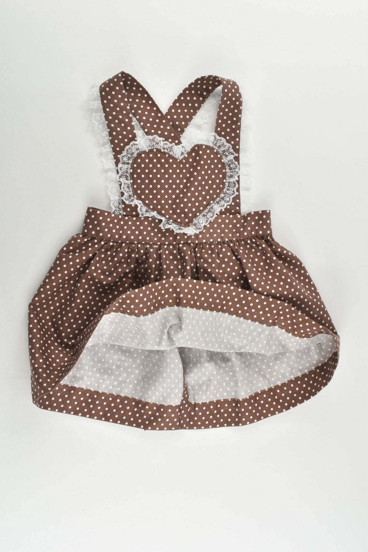 NEW Handmade Size approx 1 Love Hearts Dress