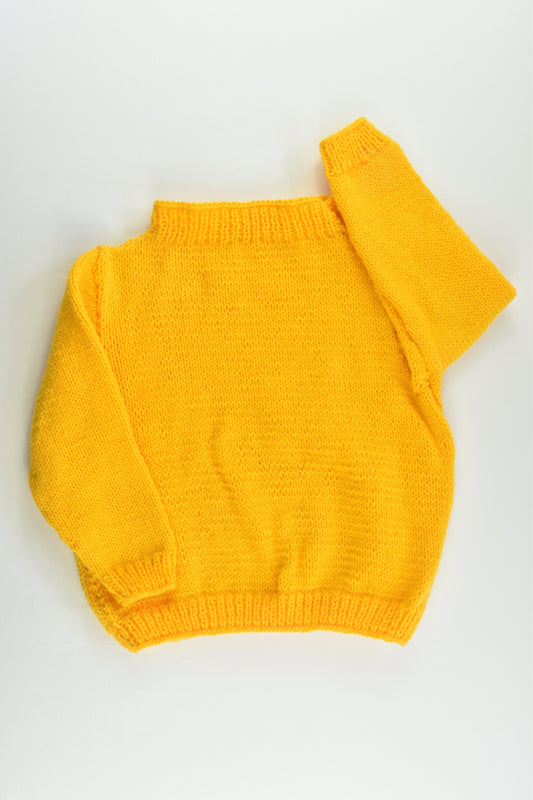NEW Handmade Size approx 2 Knitted Jumper