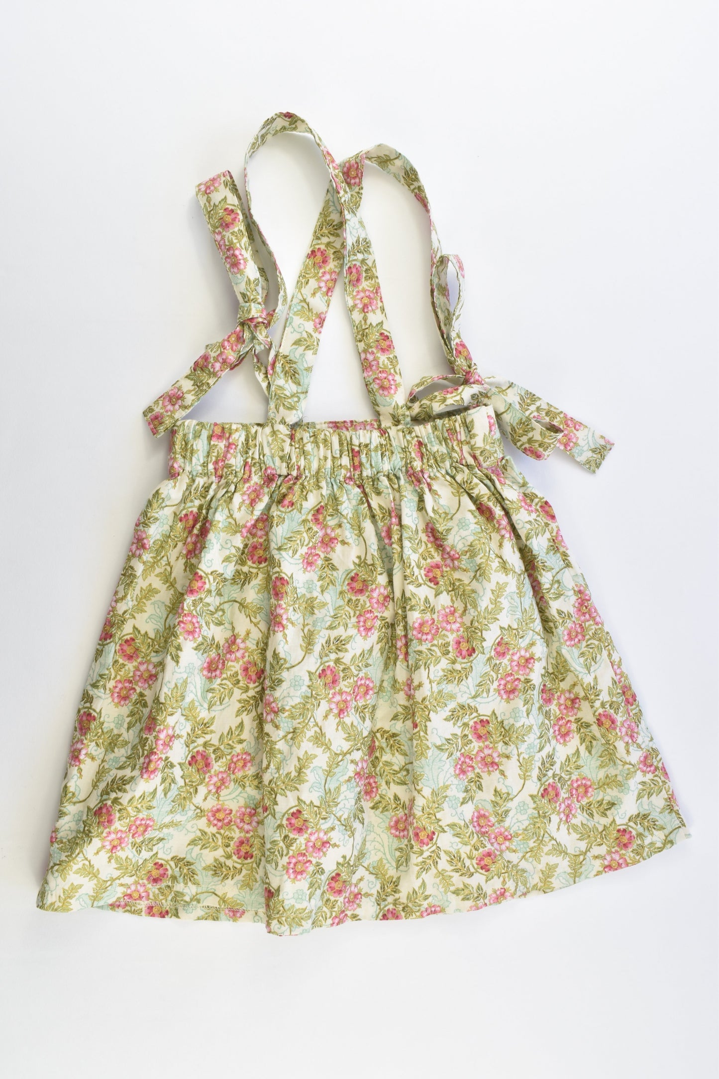 NEW Handmade Size approx 4 Floral Suspender Skirt