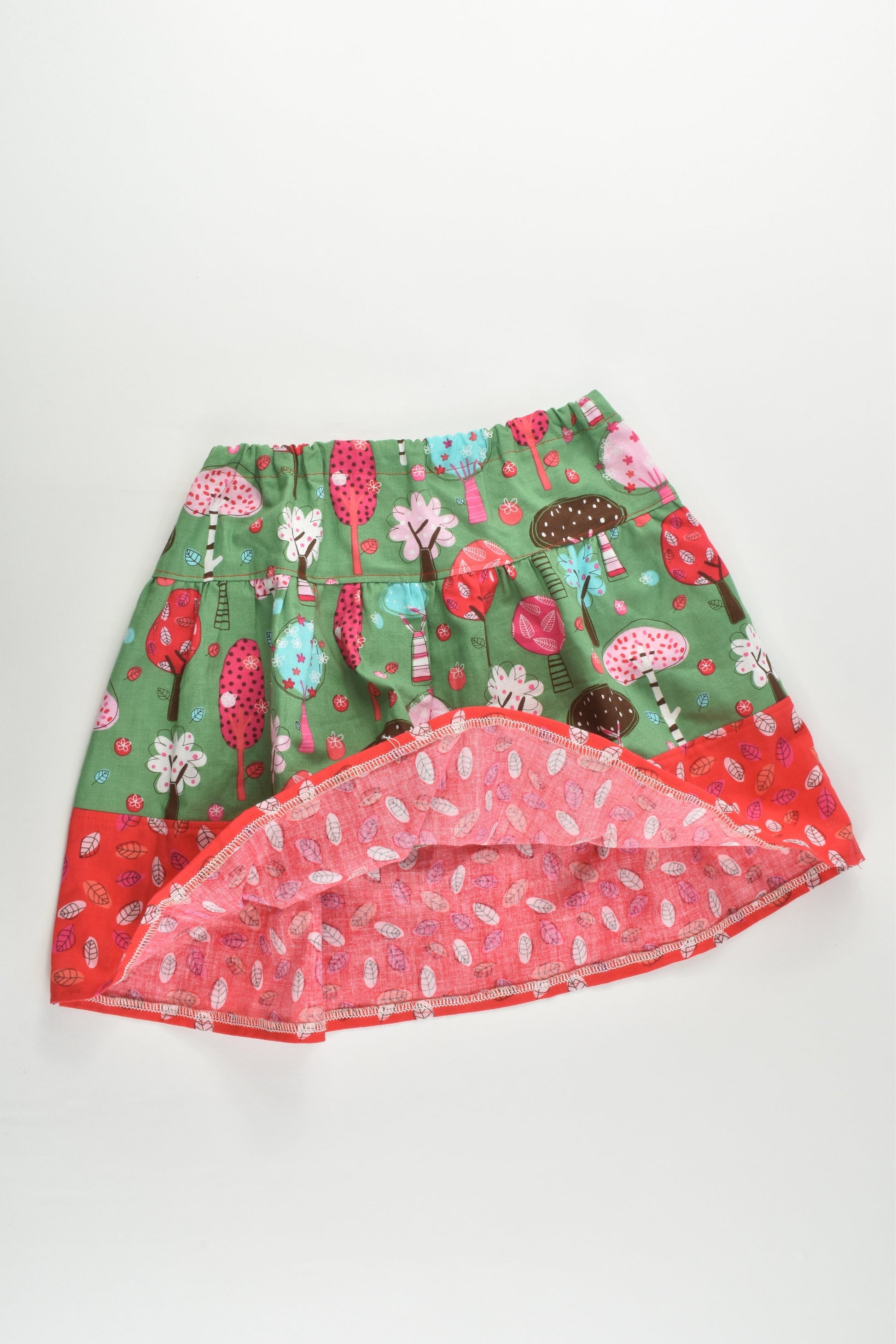 NEW Handmade Size approx 5-6 Trees and Leaves Skirt