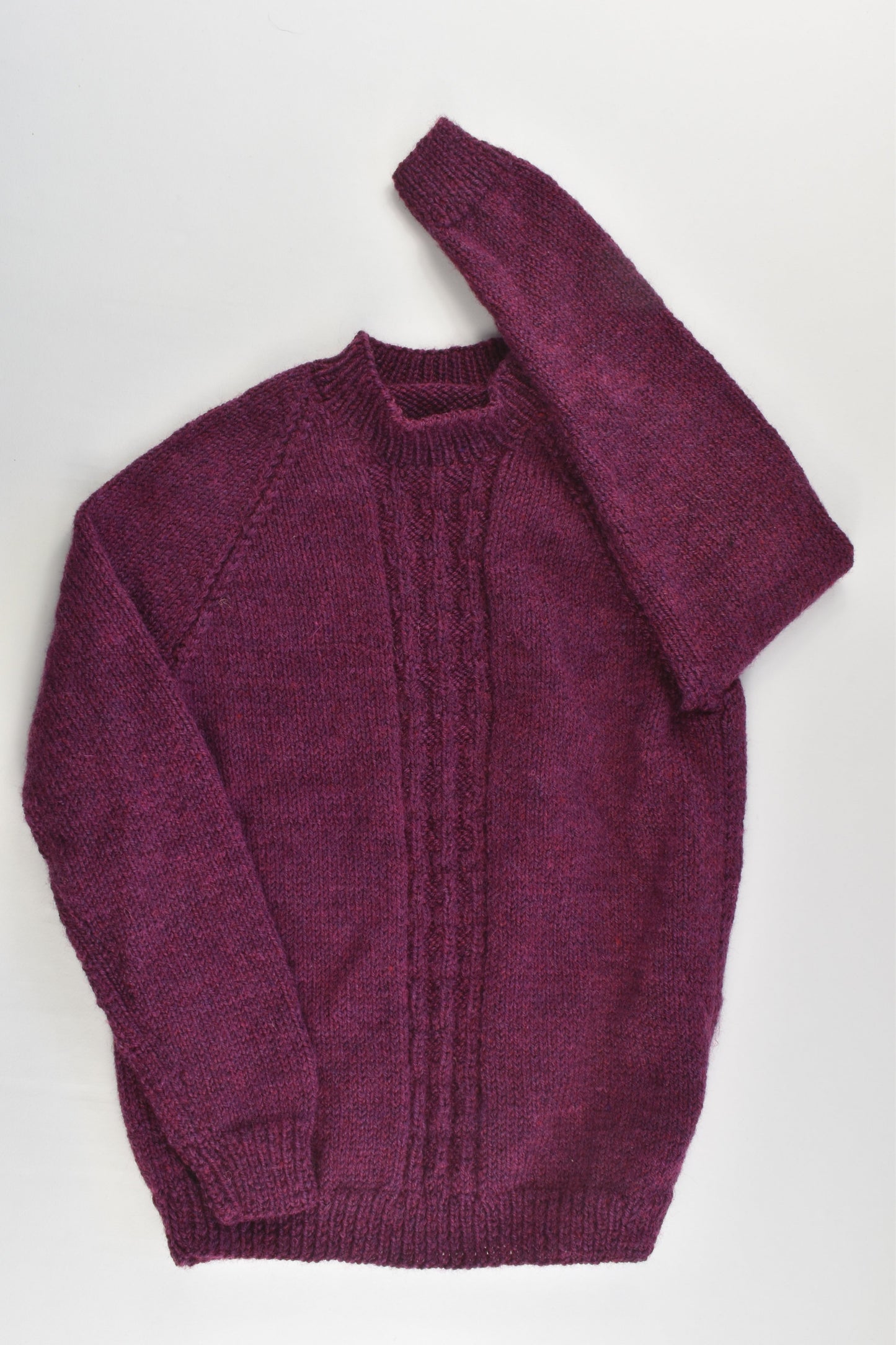 NEW Handmade Size approx 6 Warm Knitted Jumper