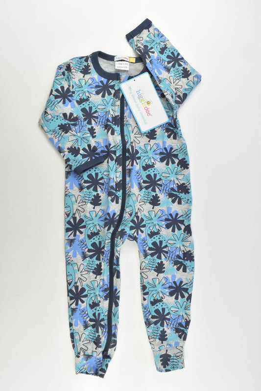 NEW Higgledee Size 2 Dinosaurs and Leaves Romper