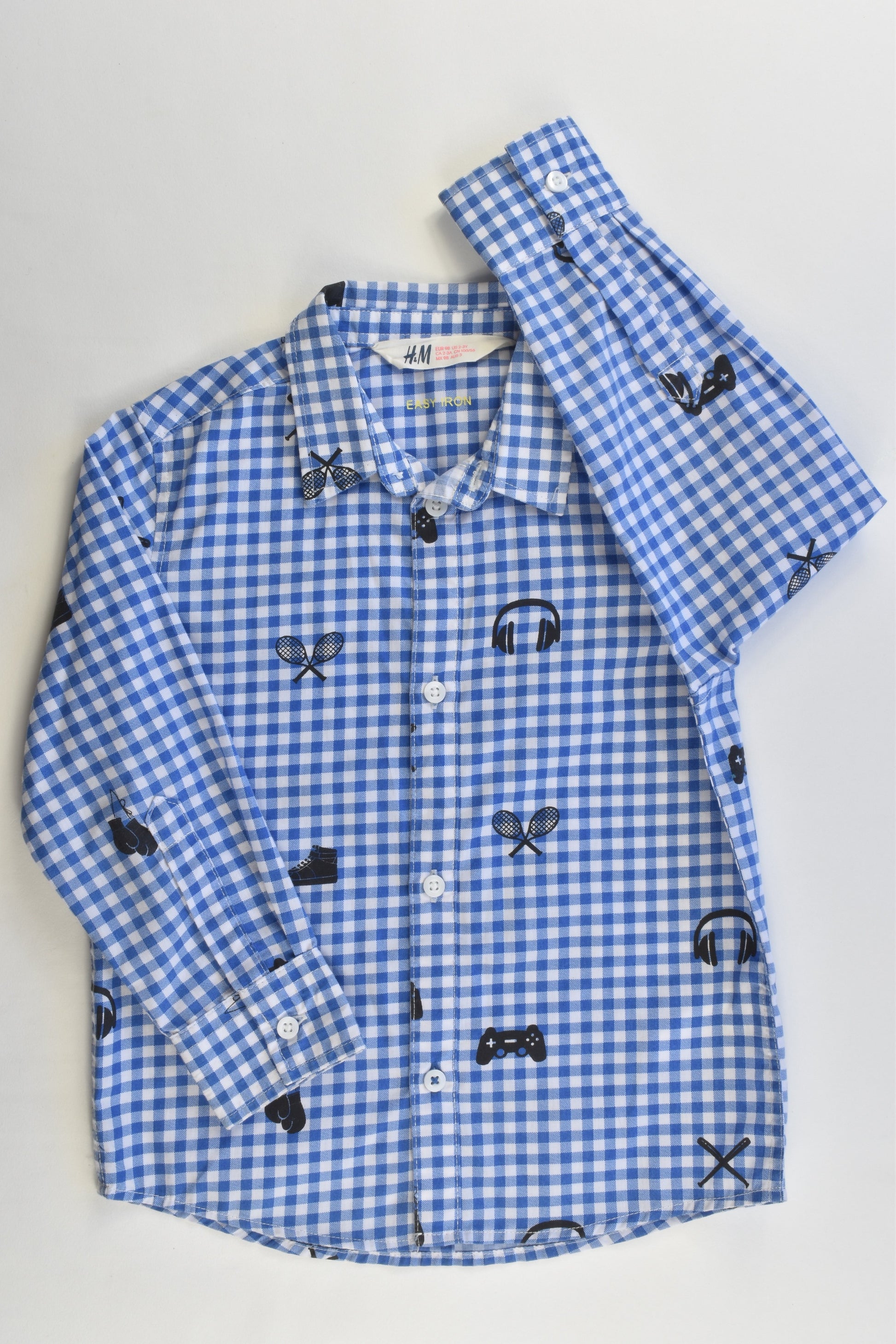 NEW H&M Size 3 (98 cm) Collared Shirt