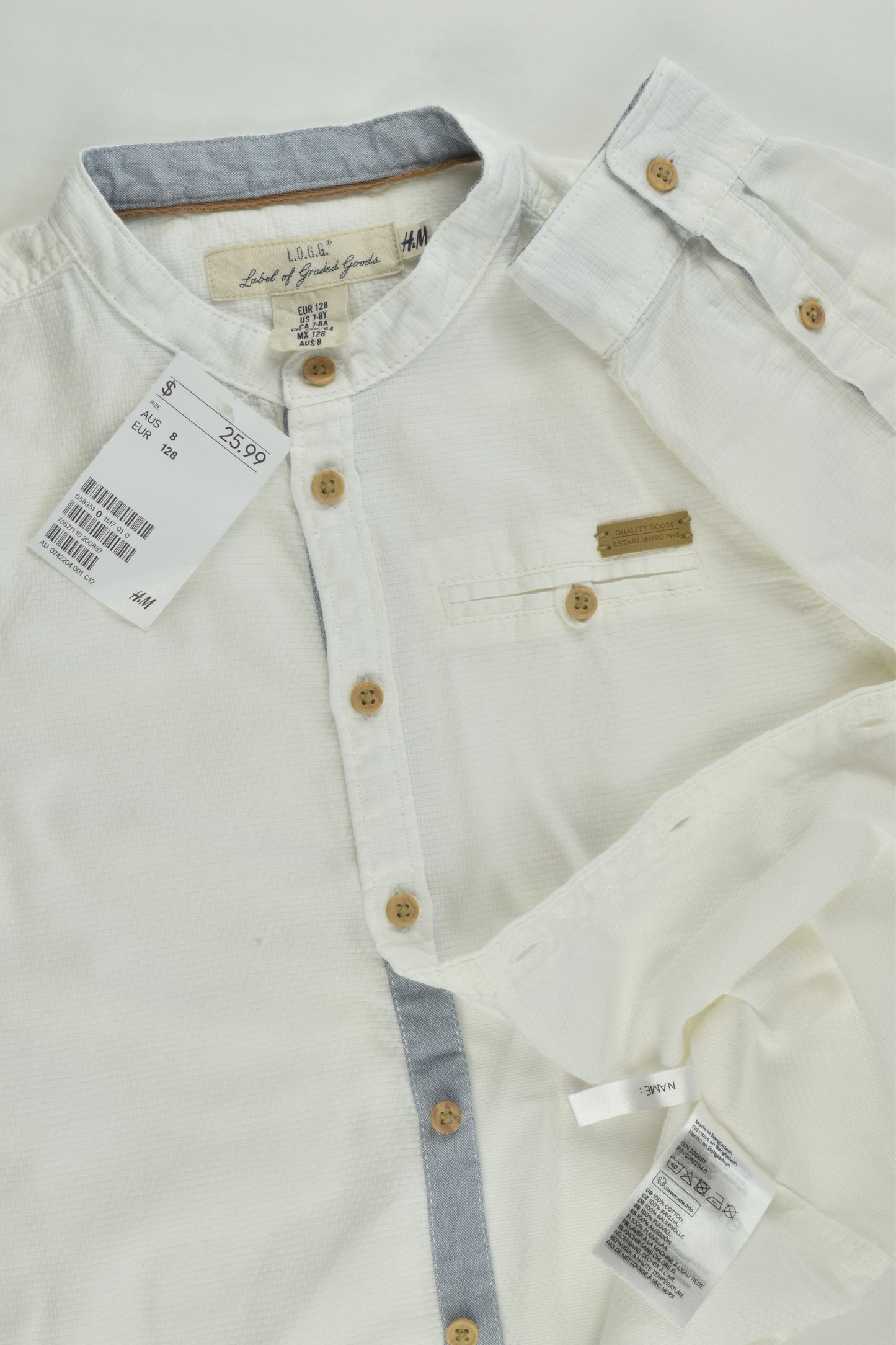 NEW H&M Size 8 (128 cm) Shirt