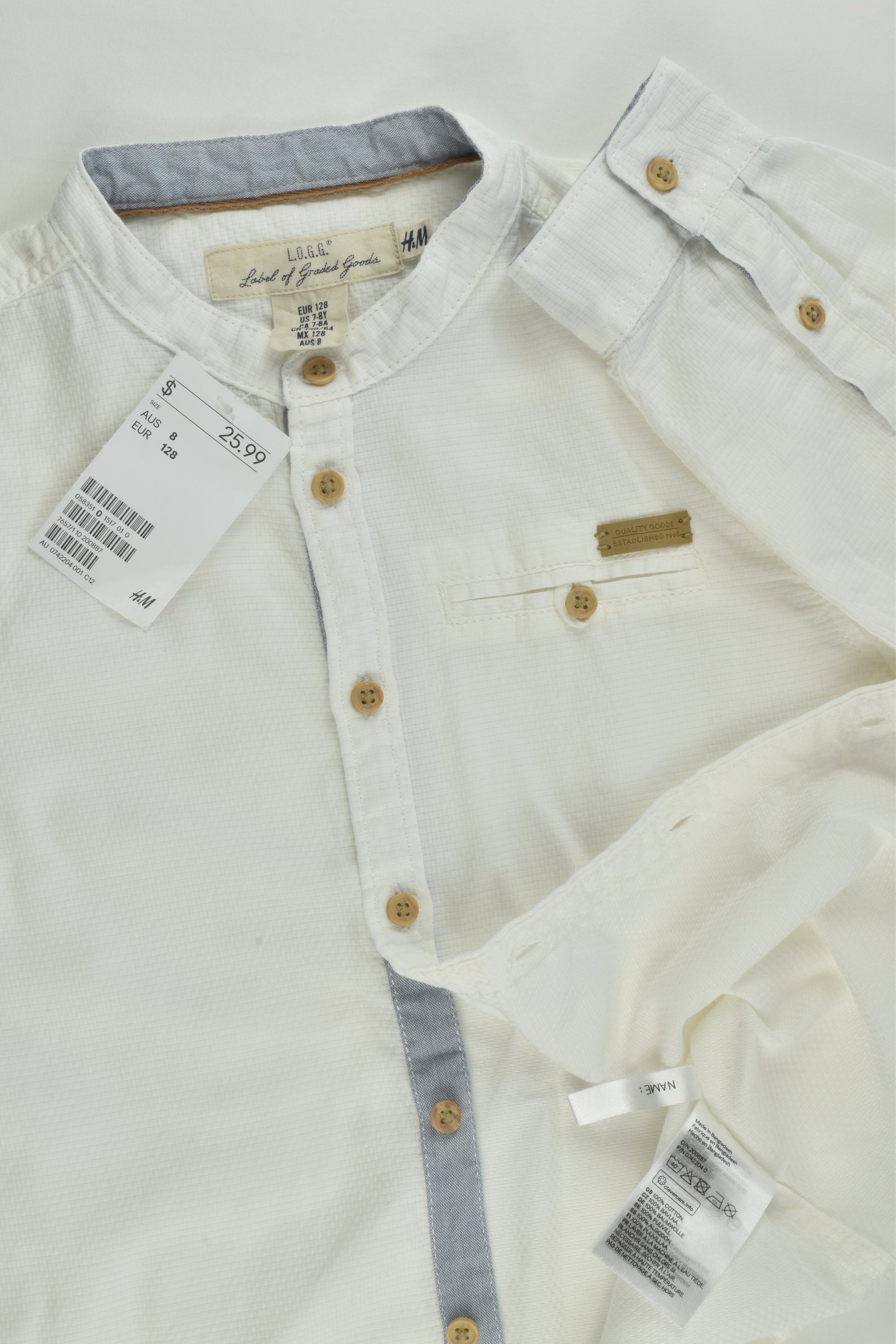 NEW H&M Size 8 (128 cm) Shirt
