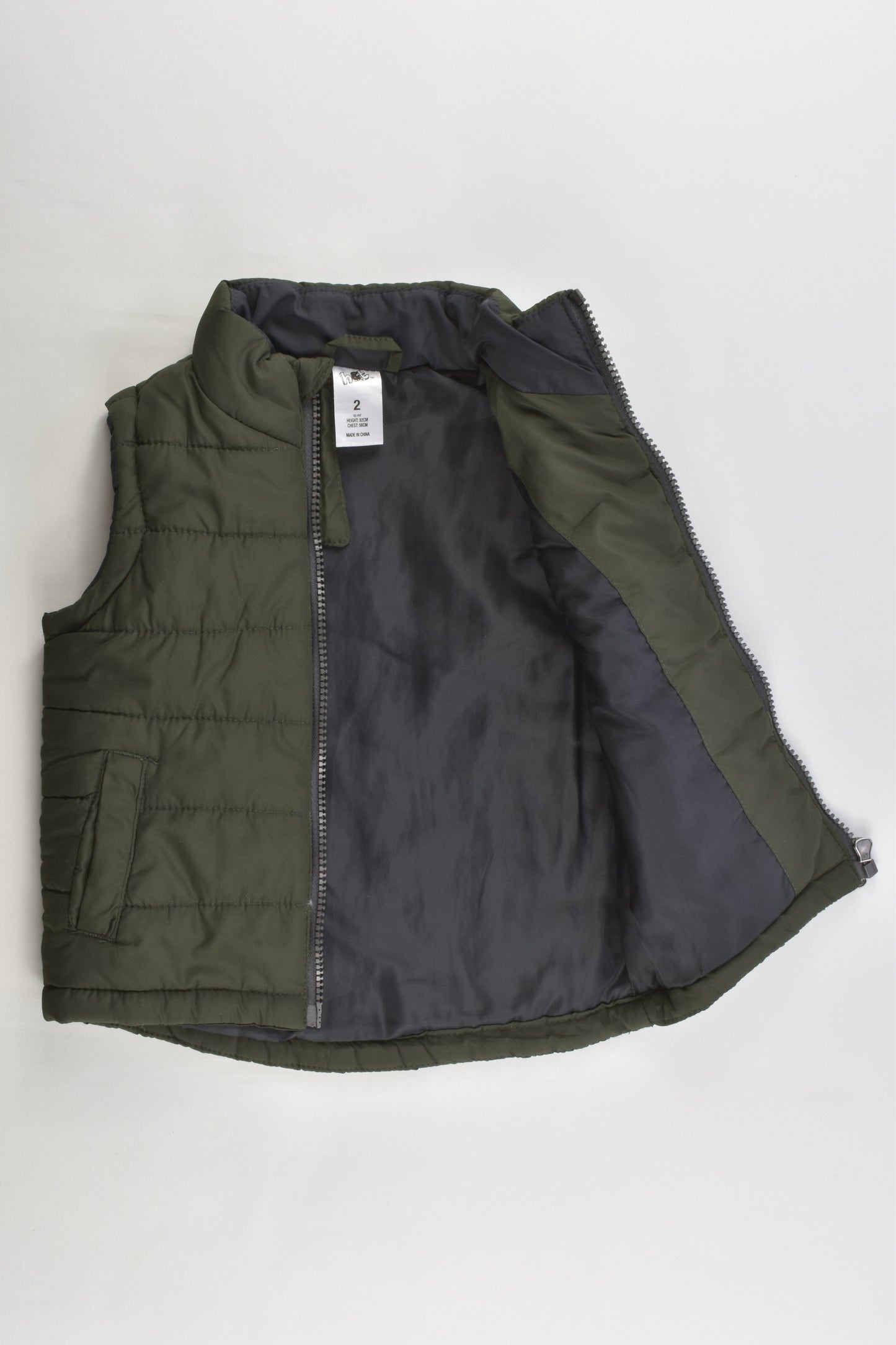 NEW H&T Size 2 Puffer vest